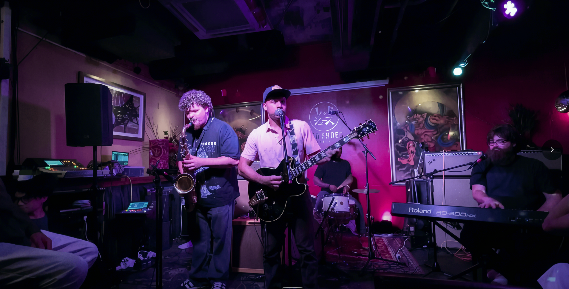 The Charlie Berry Project performing at an international club date